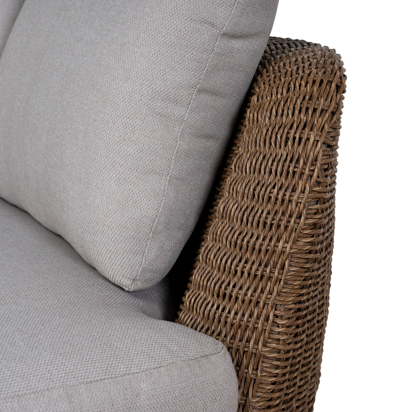 CLS12169-EM 2pcs Outdoor Corner Lounge Set - Light Brown