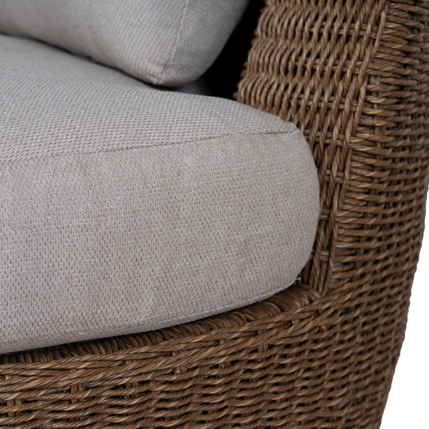 CLS12169-EM 2pcs Outdoor Corner Lounge Set - Light Brown