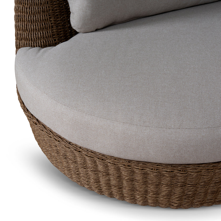 CLS12169-EM 2pcs Outdoor Corner Lounge Set - Light Brown