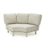 CLS14092-KT 6 Seater Outdoor Corner Set - Cream White