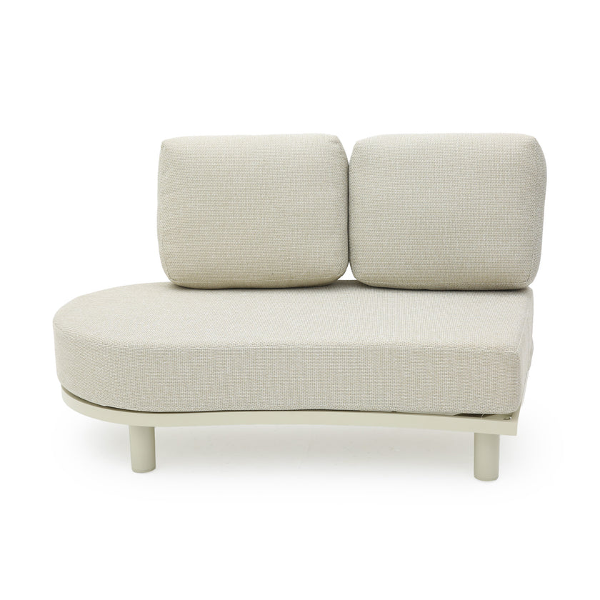 CLS14092-KT 6 Seater Outdoor Corner Set - Cream White