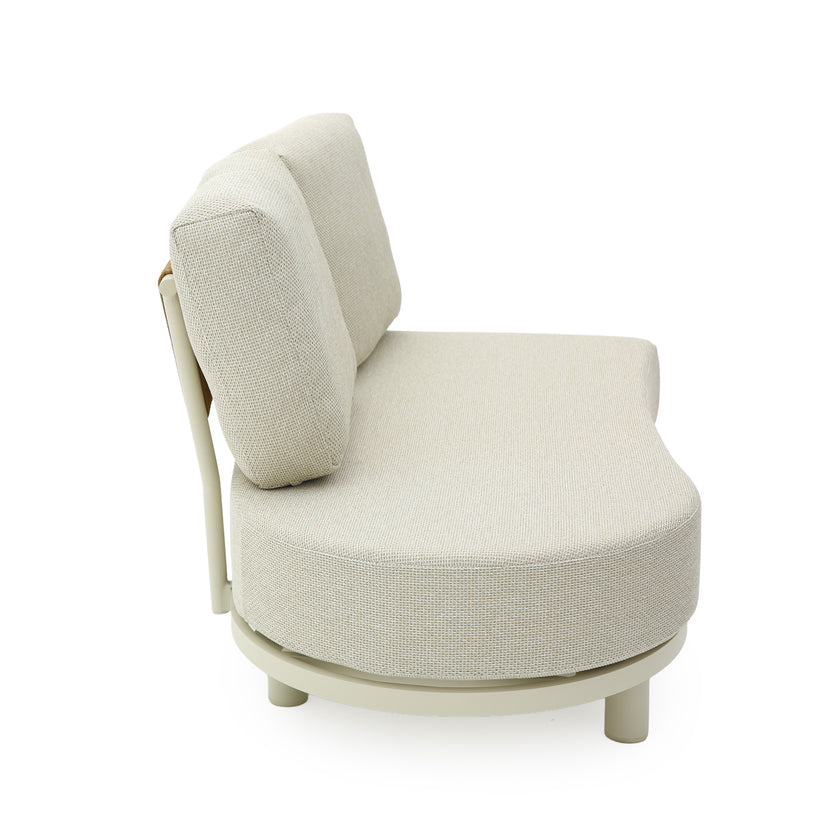 CLS14092-KT 6 Seater Outdoor Corner Set - Cream White