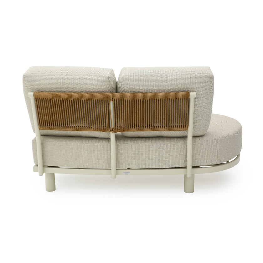 CLS14092-KT 6 Seater Outdoor Corner Set - Cream White