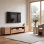 CTV2631-BB 2.1m Entertainment TV Unit - Lowline - Full Natural - Timber Legs
