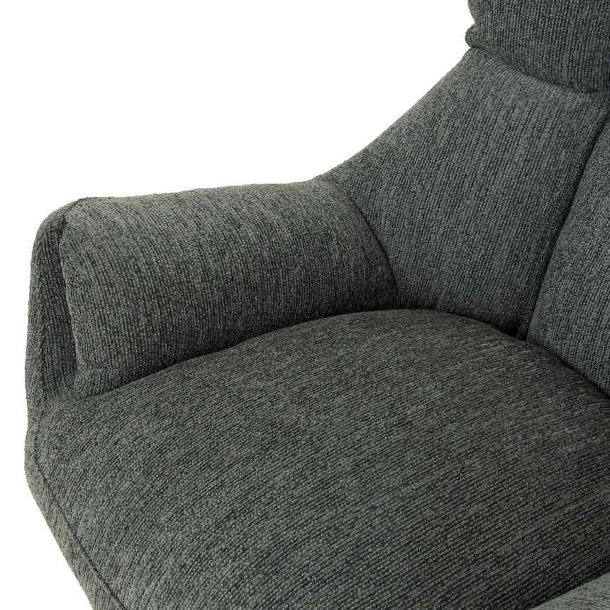 Ex Display - COC10288-LF Swivel Armchair - Dark Fern Green