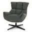 Ex Display - COC10288-LF Swivel Armchair - Dark Fern Green
