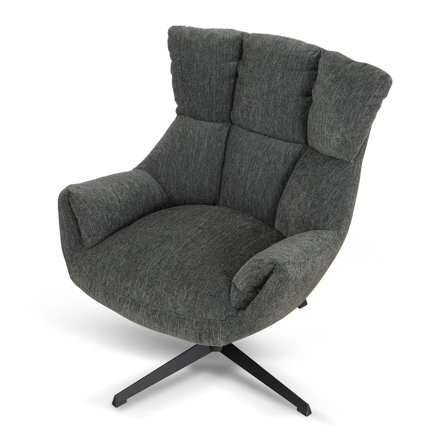 Ex Display - COC10288-LF Swivel Armchair - Dark Fern Green