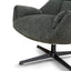 Ex Display - COC10288-LF Swivel Armchair - Dark Fern Green