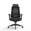 COC12631-AV Mesh Office Chair - Full Black with Headrest