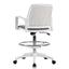 COC12812-LF Drafting Office Chair - Light Grey