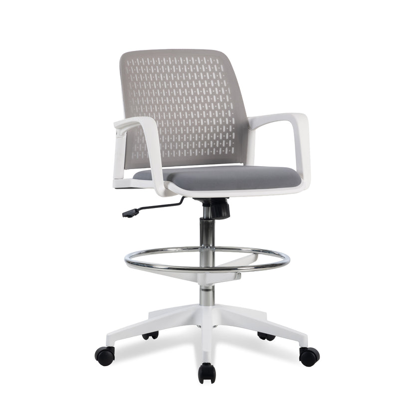 COC12812-LF Drafting Office Chair - Light Grey