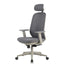 COC12813-LF Office Chair with Headrest - Carbon Grey
