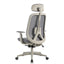 COC12813-LF Office Chair with Headrest - Carbon Grey