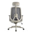 COC12813-LF Office Chair with Headrest - Carbon Grey