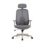 COC12813-LF Office Chair with Headrest - Carbon Grey