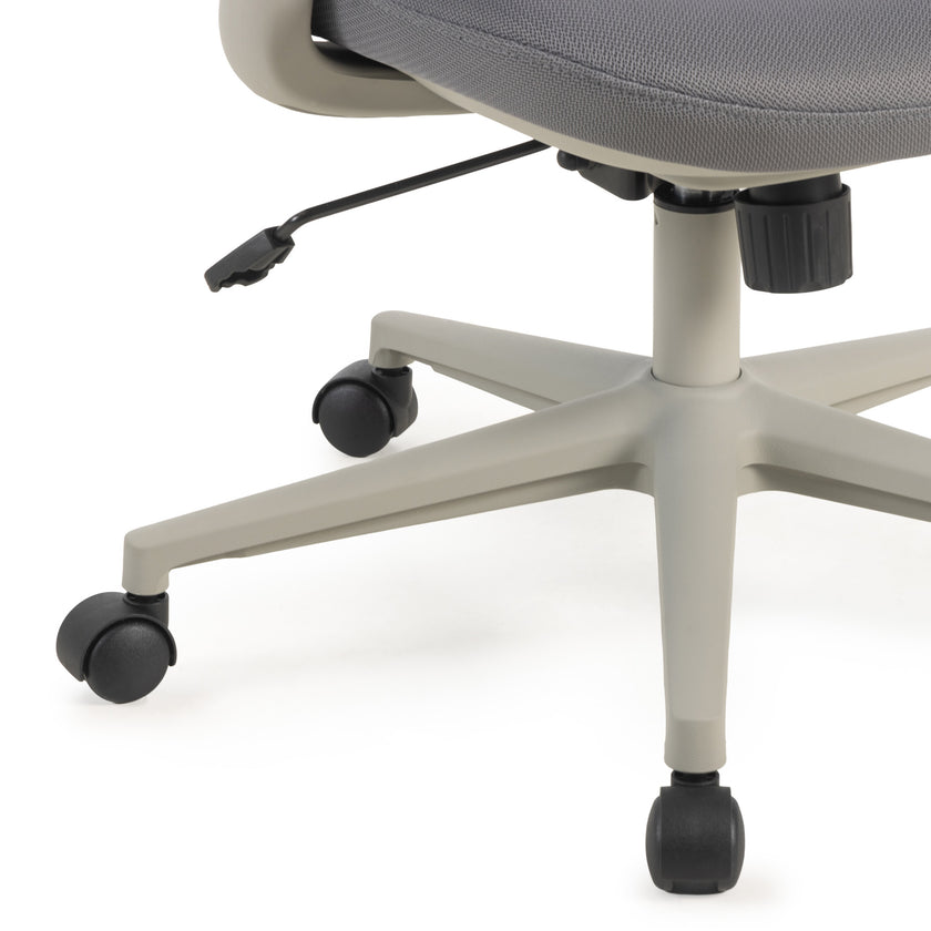 COC12813-LF Office Chair with Headrest - Carbon Grey