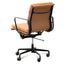 Ex Display - COC6404-YS Low Back Office Chair - Saddle Tan in Black Frame