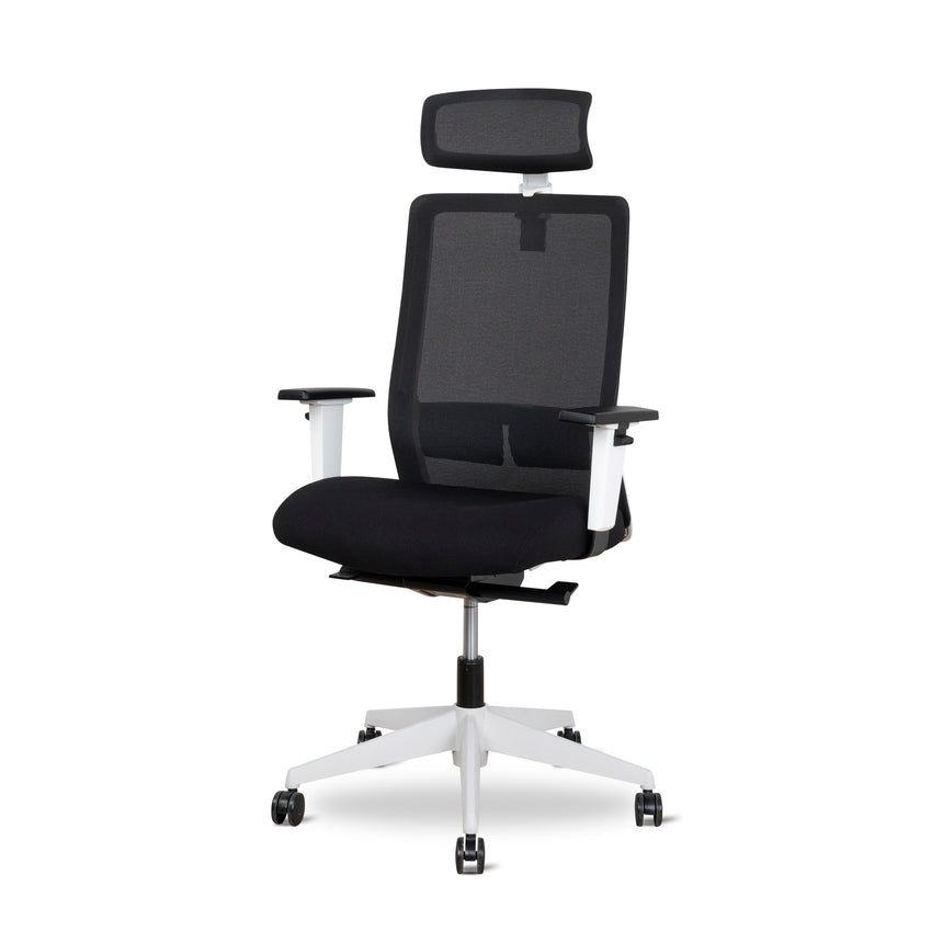 CBS10125-FH Fabric Bar Stool - Full Black