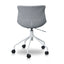 COC8502-LF Office Bar Chair - Light Grey with White Base