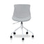 COC8502-LF Office Bar Chair - Light Grey with White Base