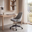 COC8963-UN Grey Fabric Office Chair - Black Base