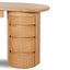 COF12834-NI 1.6m Home Office Desk - Natural