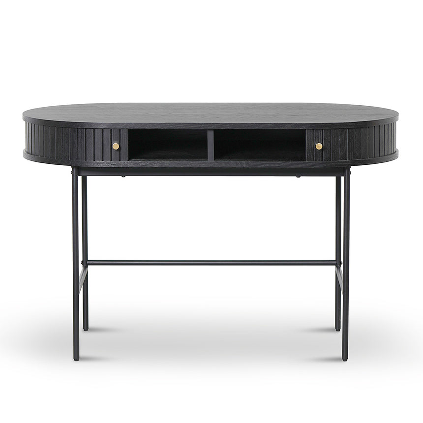 COF8452-KD 1.2m Home Office Desk - Full Black