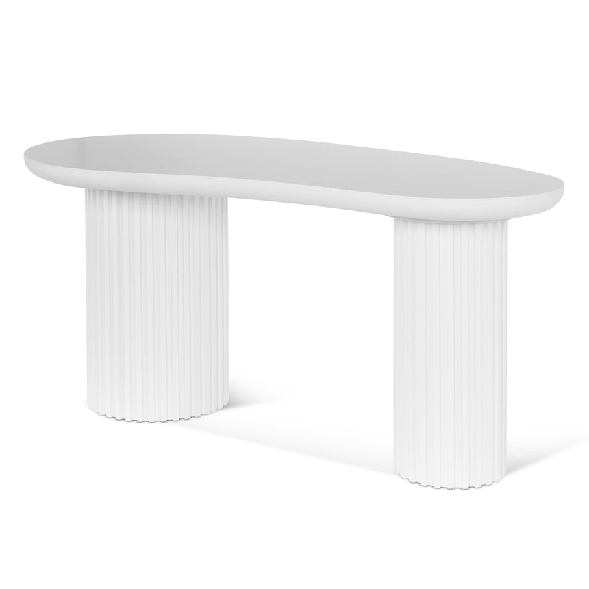 CST8976-CN 50cm Round Side Table - Full White