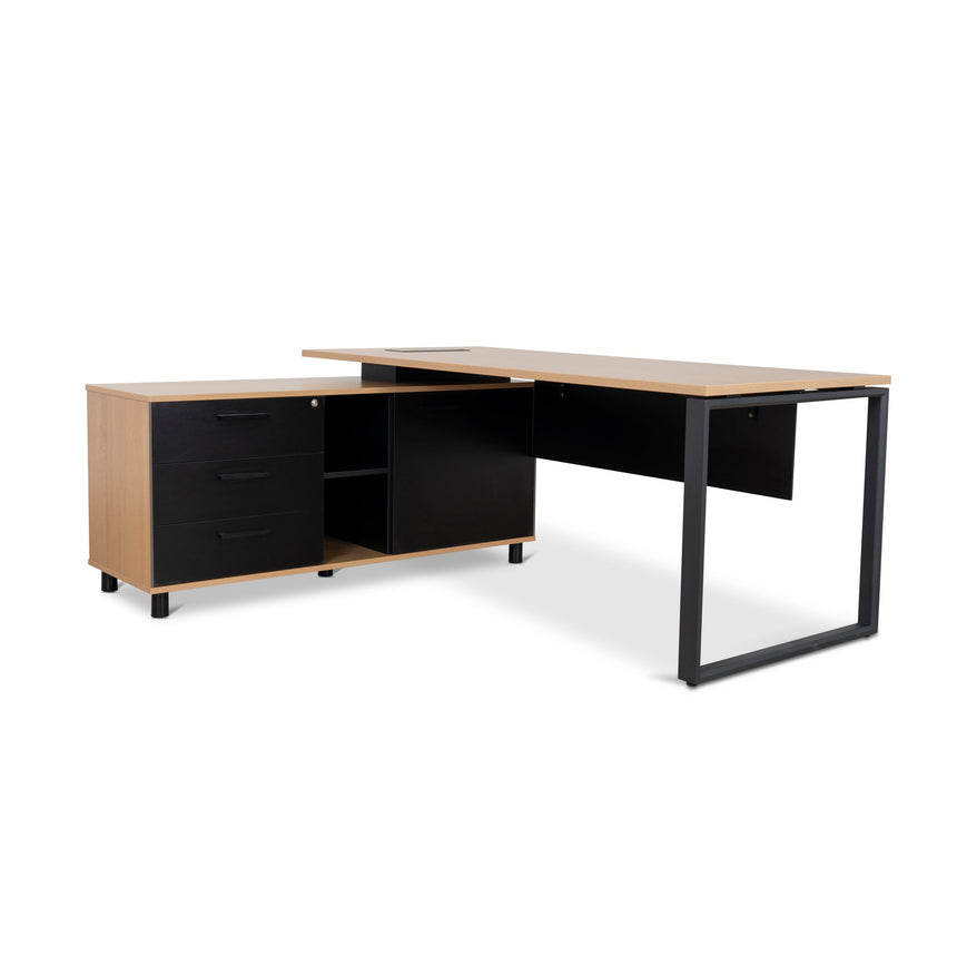 COT8897-CN 1.7m Office Desk - Natural Oak