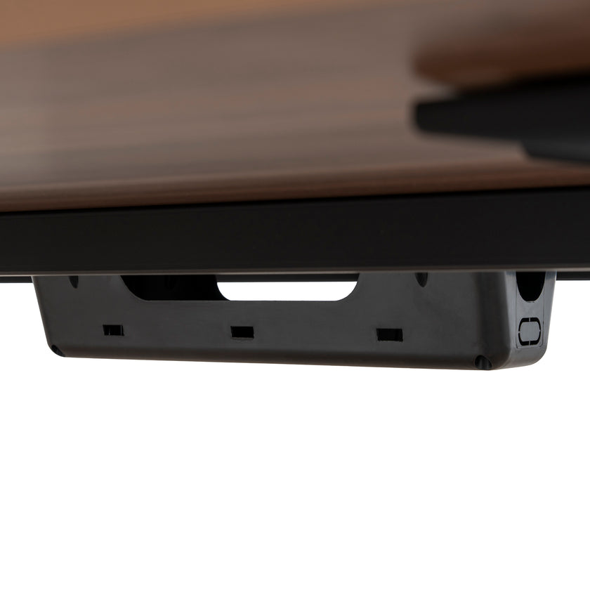COT10442-SN 3.6m Boardroom Meeting Table - Walnut Top With Black Legs