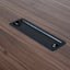 COT10442-SN 3.6m Boardroom Meeting Table - Walnut Top With Black Legs