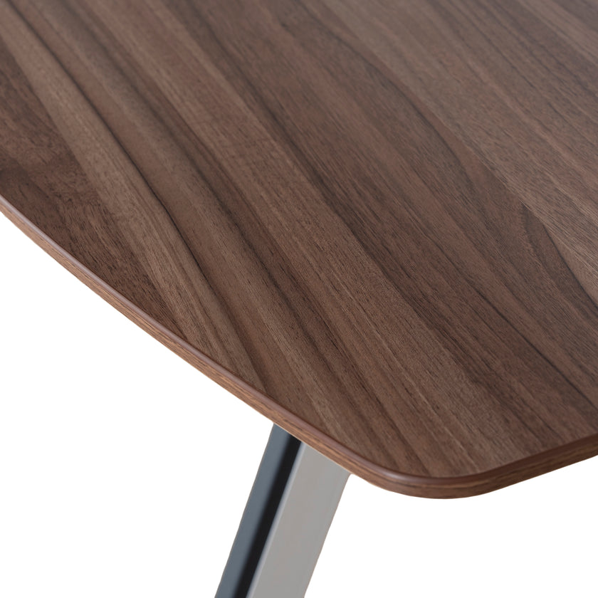 COT10442-SN 3.6m Boardroom Meeting Table - Walnut Top With Black Legs