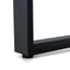 COT10692-SN 1.6m Single Seater Natural Office Desk - Black Legs