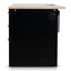 COT10692-SN 1.6m Single Seater Natural Office Desk - Black Legs