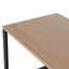 COT10692-SN 1.6m Single Seater Natural Office Desk - Black Legs