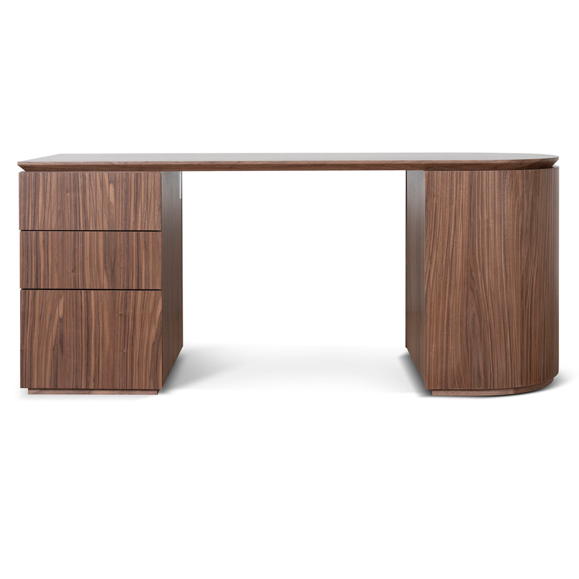 COT10936-CN 1.77m Left Drawer Office Desk - Walnut