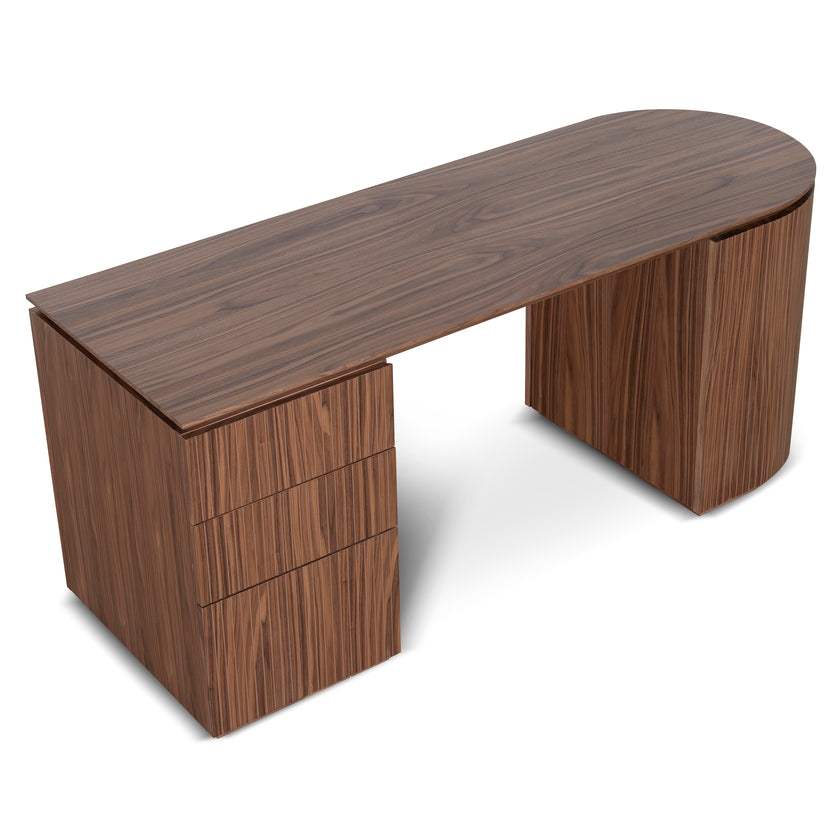 COT10936-CN 1.77m Left Drawer Office Desk - Walnut