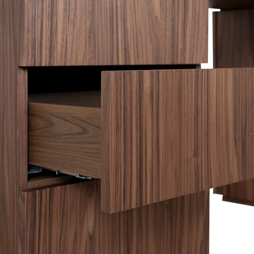 COT10936-CN 1.77m Left Drawer Office Desk - Walnut