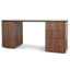 COT10937-CN 1.77m Right Drawer Office Desk - Walnut
