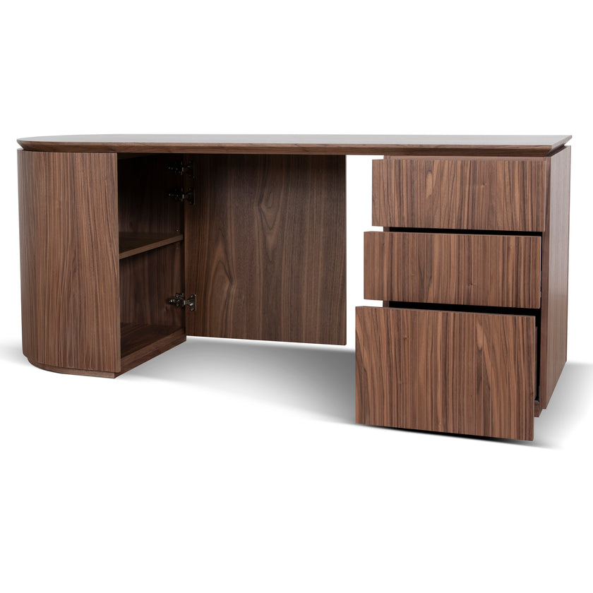 COT10937-CN 1.77m Right Drawer Office Desk - Walnut
