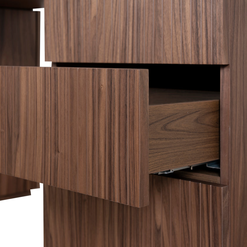 COT10937-CN 1.77m Right Drawer Office Desk - Walnut