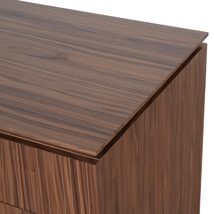 COT10937-CN 1.77m Right Drawer Office Desk - Walnut