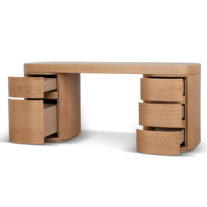 COT12117-CN 1.7m Office Desk - Natural Oak