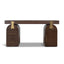 COT12135-NI 1.55m New Elm Home Office Desk - Walnut