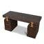 COT12135-NI 1.55m New Elm Home Office Desk - Walnut