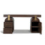 COT12135-NI 1.55m New Elm Home Office Desk - Walnut