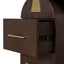 COT12135-NI 1.55m New Elm Home Office Desk - Walnut