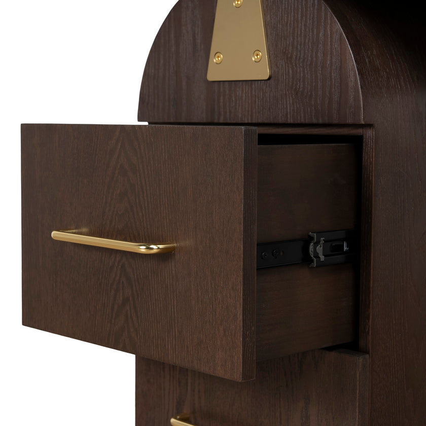 COT12135-NI 1.55m New Elm Home Office Desk - Walnut