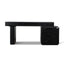 COT12390-CN 1.6m Office desk  - Black Oak