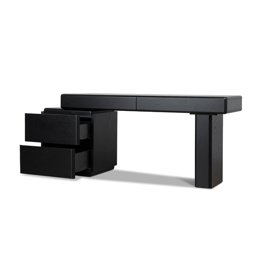 COT12390-CN 1.6m Office desk  - Black Oak